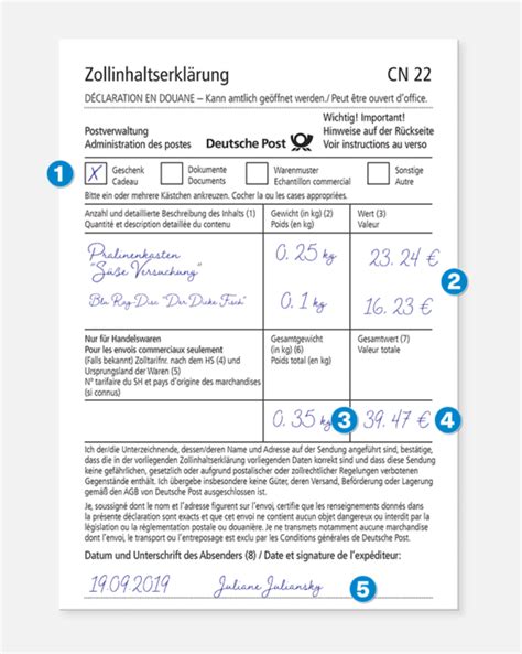 zollinhaltserklärung cn.